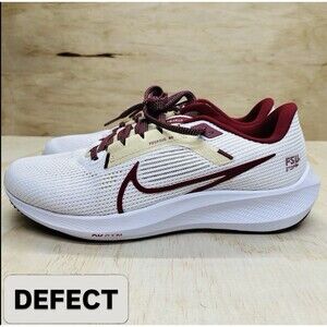 NEW DEFECT sz 9 Florida St Seminoles Nike Mens Zoom Pegasus 40 NCAA DZ5943-100